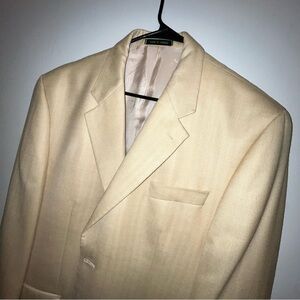 Lauren Ralph Lauren Silk Wool Men’s Tan Sport Coat Blazer Size 44R
